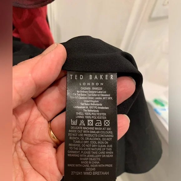 Ted Baker London Bretaah mini dress. Size Ted 1 (4 U.S.) - Picture 7 of 8